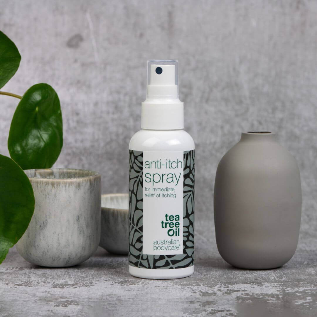 2 stk. Spray til pleje af kløende hud på kroppen - Beroligende og lindrende spray til irriteret hud