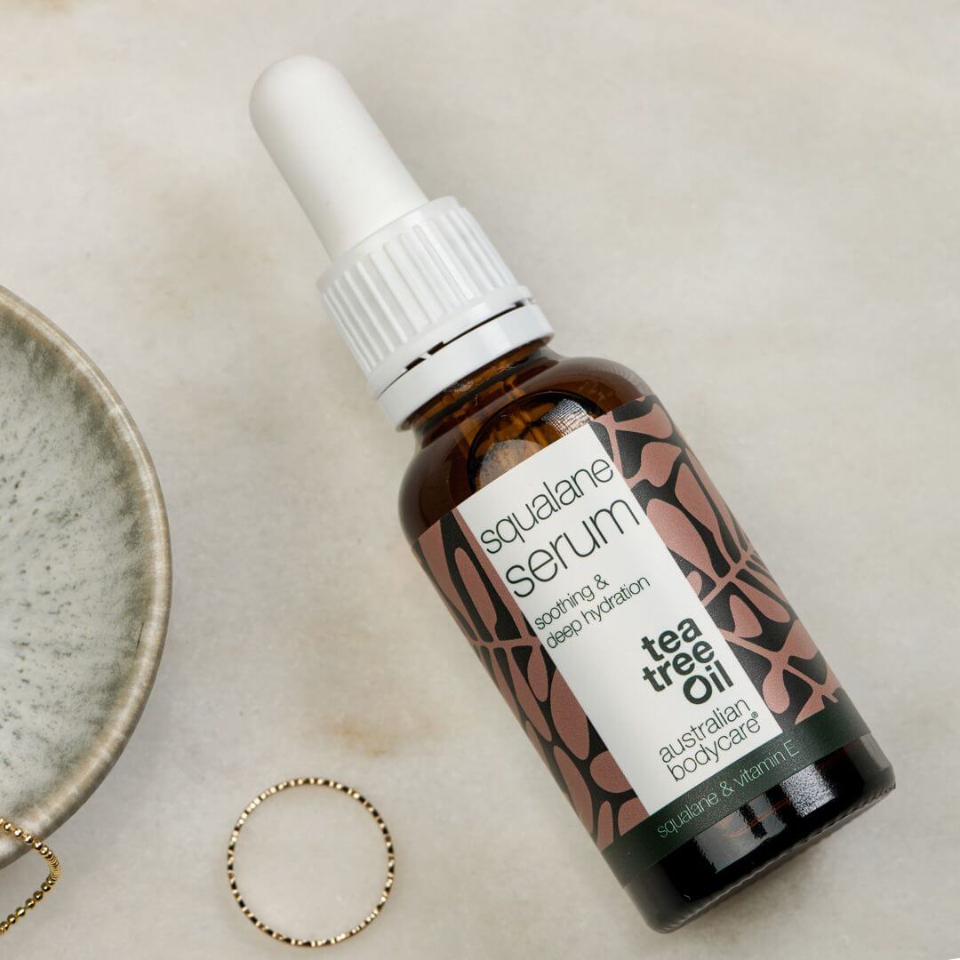 Sæt til kløende og meget tør hud i ansigtet - 3 fugtgivende produkter: ansigtsrens, Squalane Serum og creme