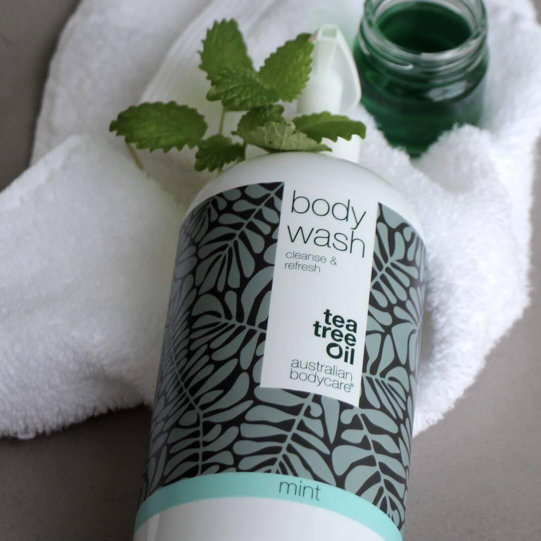 4 for 3 Tea Tree Body Wash 500 ml Mint — pakketilbud - Pakketilbud med 4 Body Wash (500 ml): Tea Tree Oil Mint
