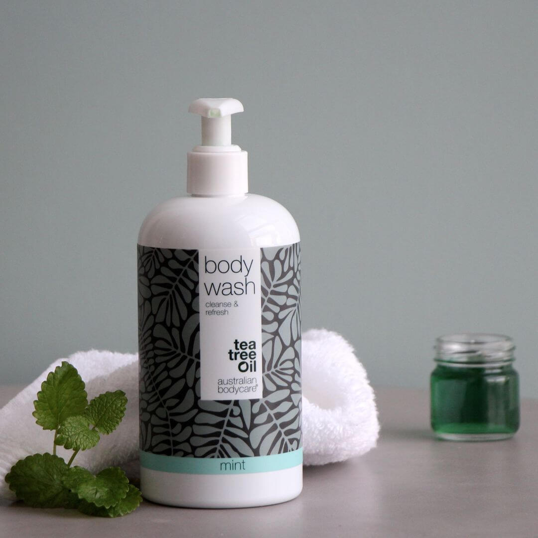 4 for 3 Tea Tree Body Wash 500 ml Mint — pakketilbud - Pakketilbud med 4 Body Wash (500 ml): Tea Tree Oil Mint