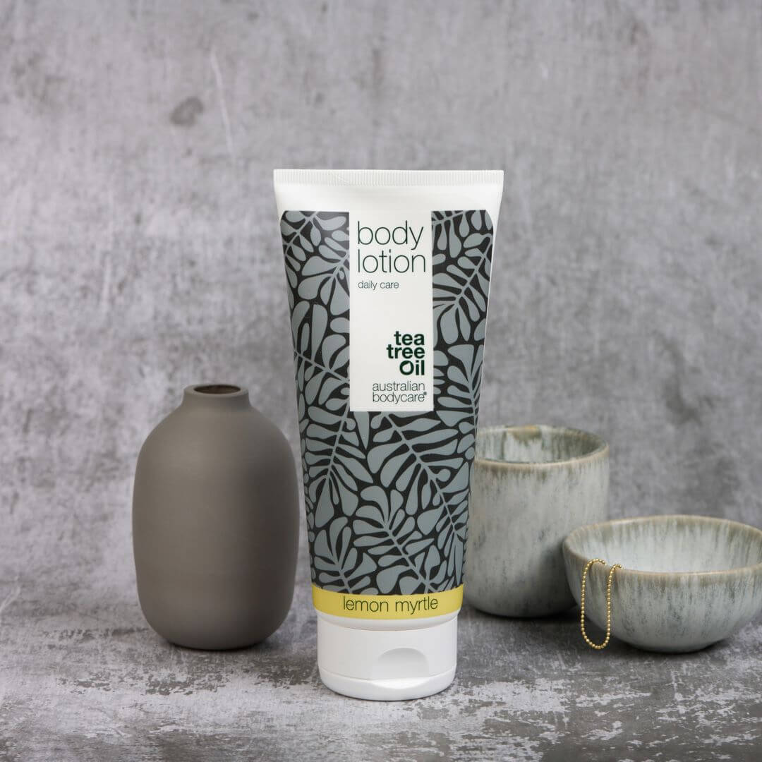 Body Lotion til tør hud og mod bumser - Fugtgivende creme til tør og uren hud på kroppen
