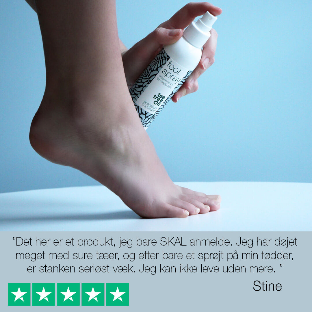Fodspray mod sure tæer - Antiperspirant mod sure tæer og fødder