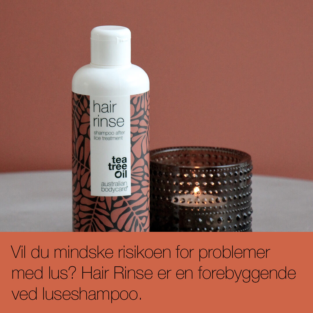 Luseshampoo med Tea Tree Oil - Forebyggende luseshampoo ved lusebehandling