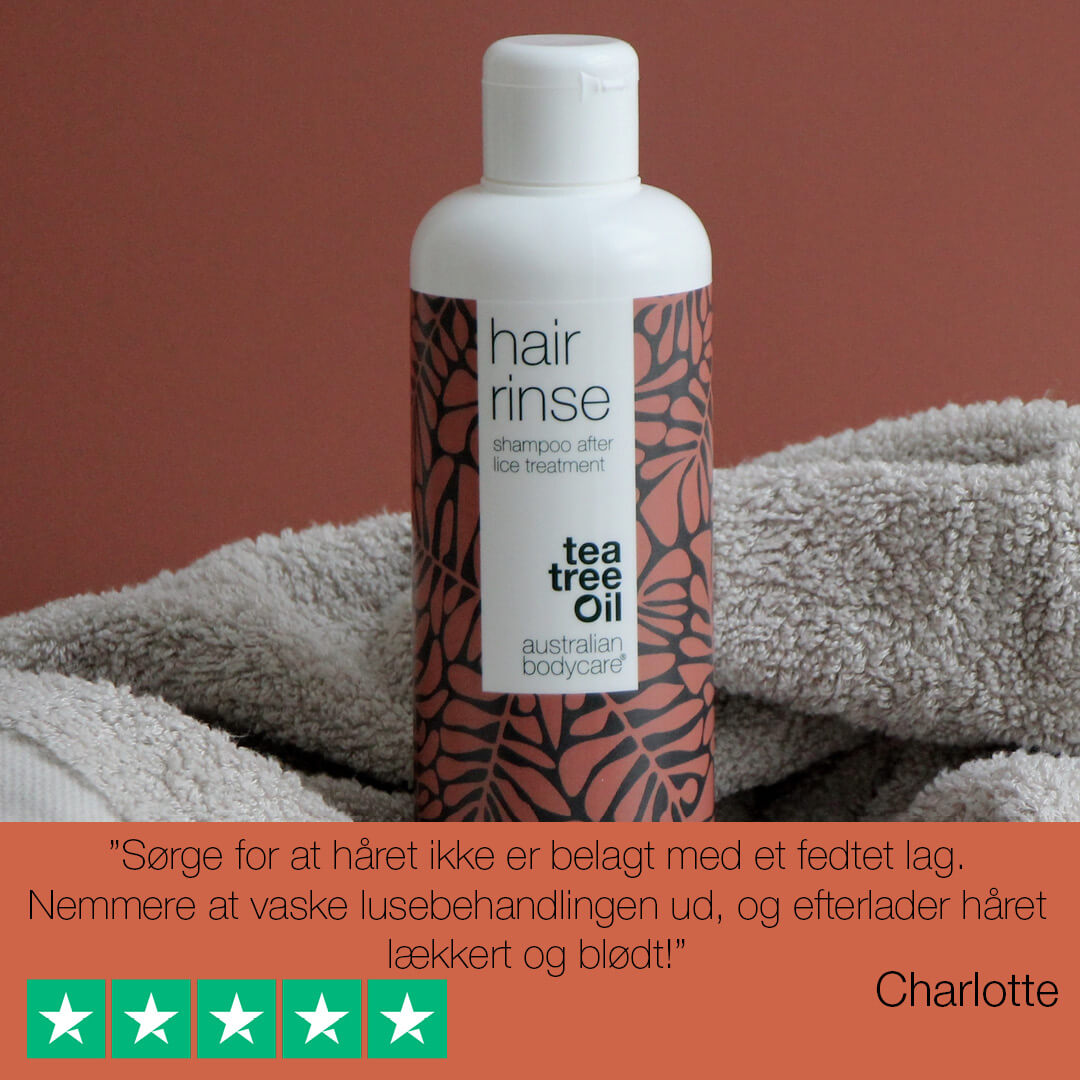 Luseshampoo med Tea Tree Oil - Forebyggende luseshampoo ved lusebehandling