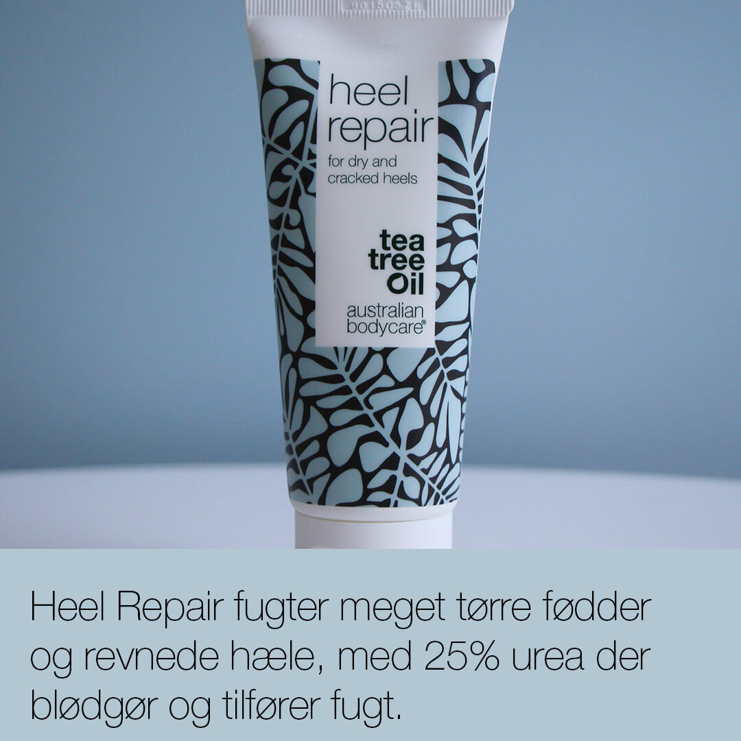 Hælcreme med 25% Urea - Hælcreme til hælrevner og sprukne hæle samt hård hud på hælen
