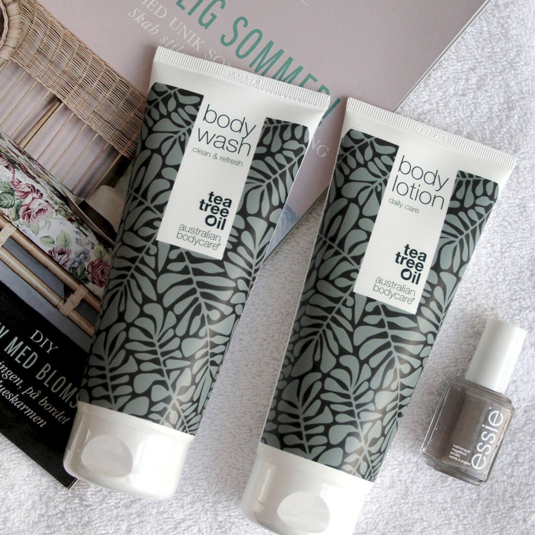 Body Lotion til tør hud og mod bumser - Fugtgivende creme til tør og uren hud på kroppen