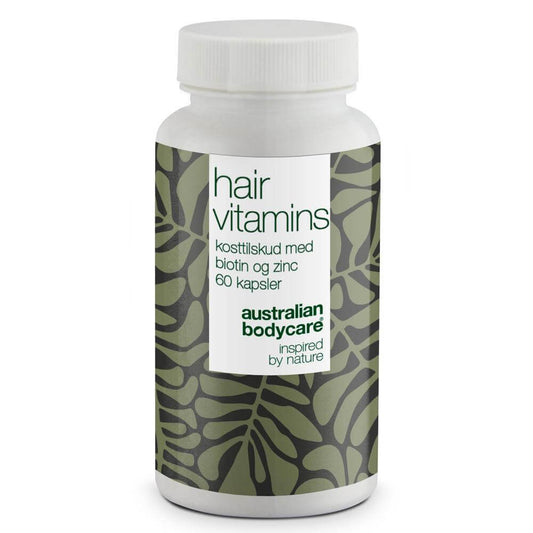 Hårvitaminer med Biotin - Vedligeholder et normalt hår og kan bruges ved hårtab