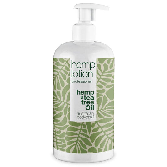 Hamp Body lotion - Fugtpleje med Hamp Olie til tør hud og mod bumser på kroppen