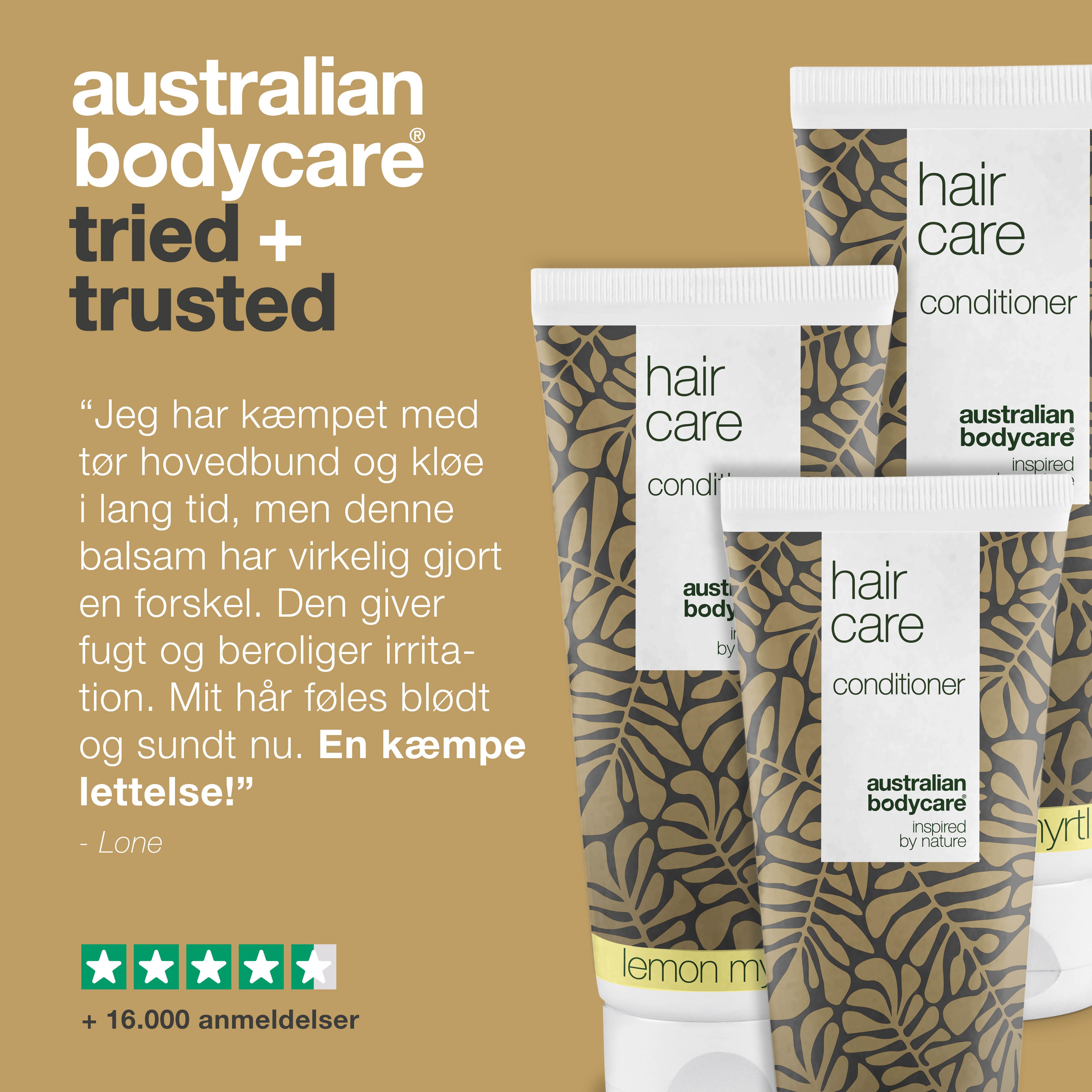 3 for 2 balsam 200 ml - pakketilbud — Pakketilbud med conditioners (200 ml): Tea Tree Oil & Lemon Myrtle