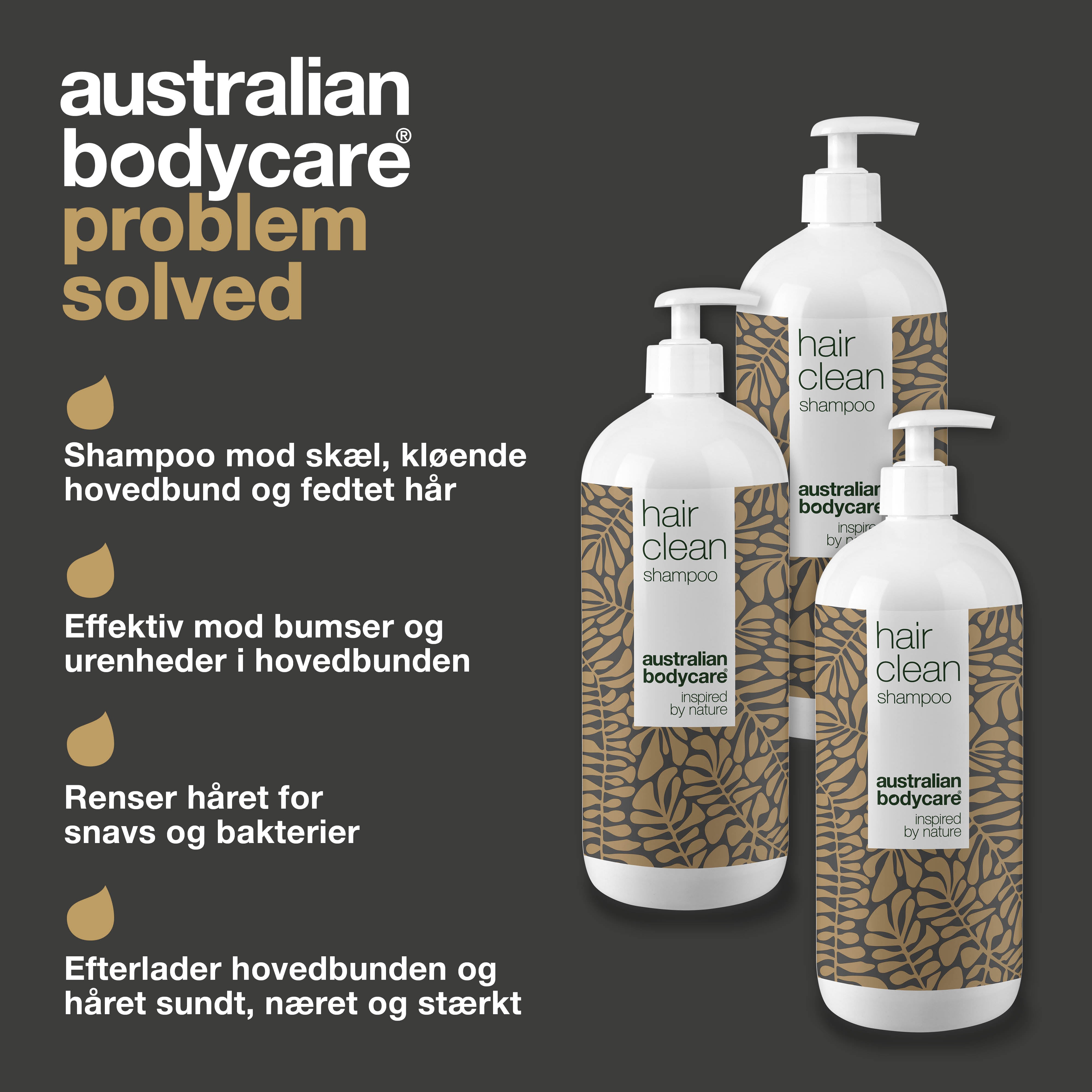 3 for 2 shampoo 1000 ml - pakketilbud — Pakketilbud med 3 shampoos (1000 ml)