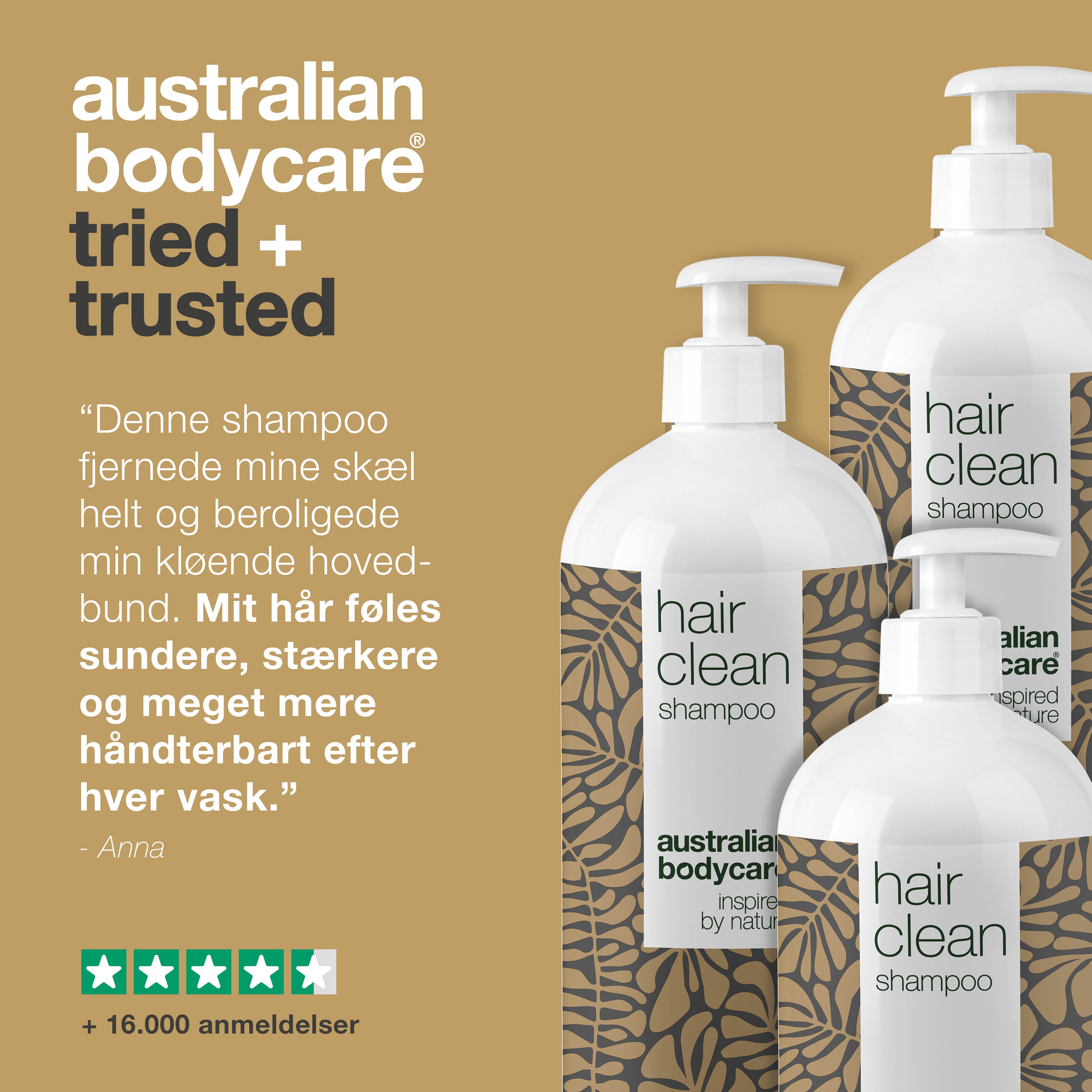 3 for 2 shampoo 1000 ml - pakketilbud — Pakketilbud med 3 shampoos (1000 ml)