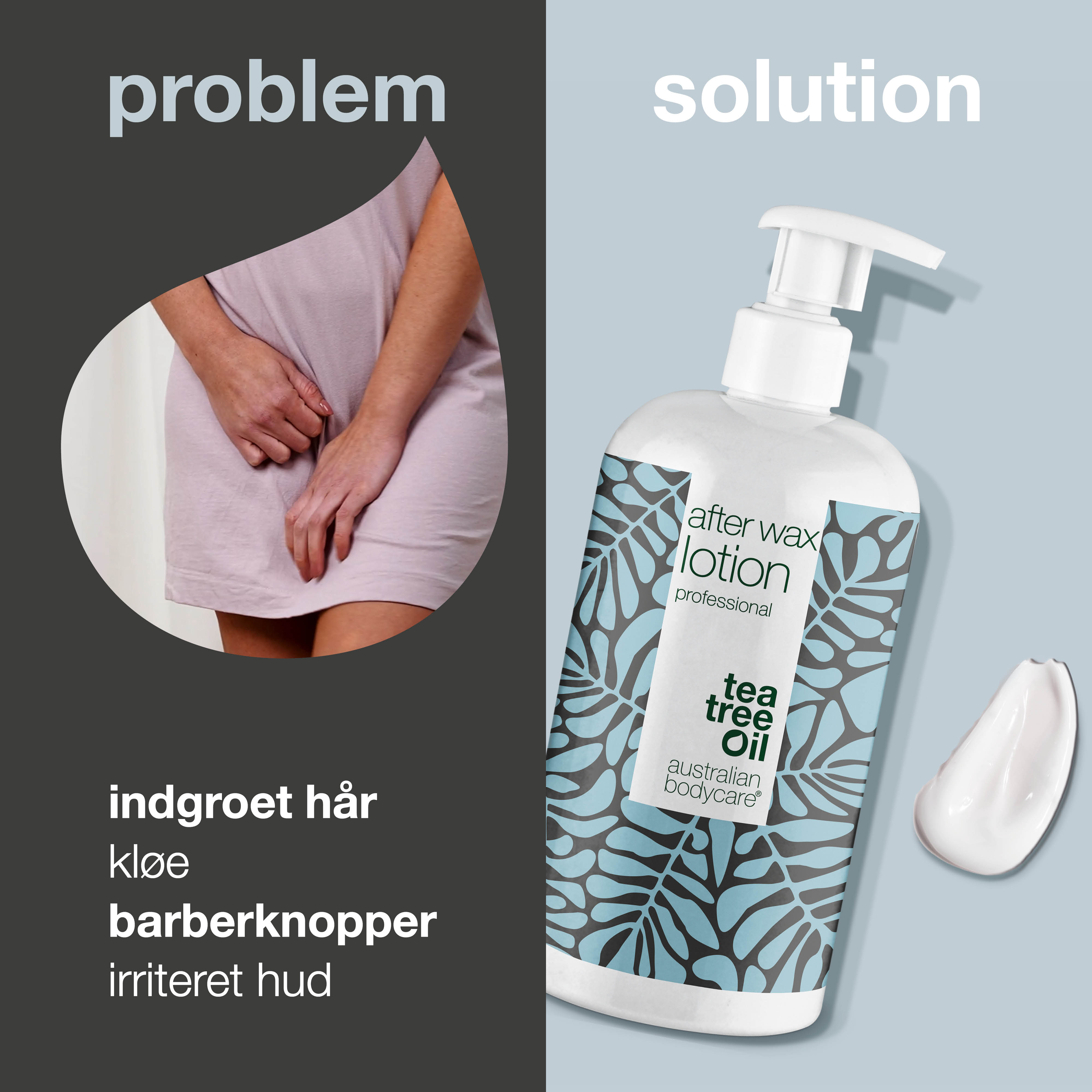 Professionel After Wax Lotion — Lotion til brug efter voksbehandling, bikini voksbehandling eller brazilian wax