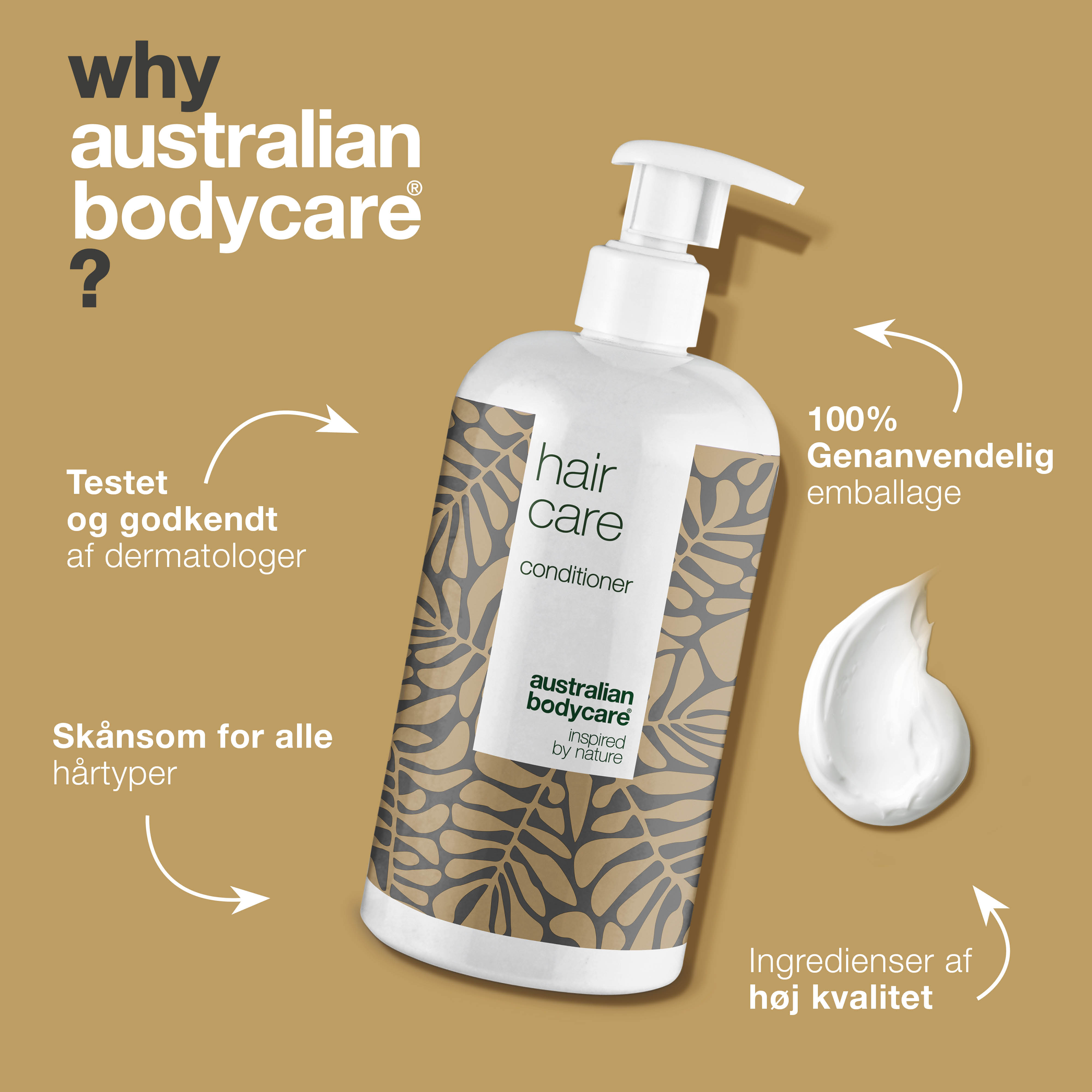 4 for 3 Hair Care Conditioner 500 ml - pakketilbud — Pakketilbuddet indeholder 4 balsam (500 ml): Tea Tree Oil.