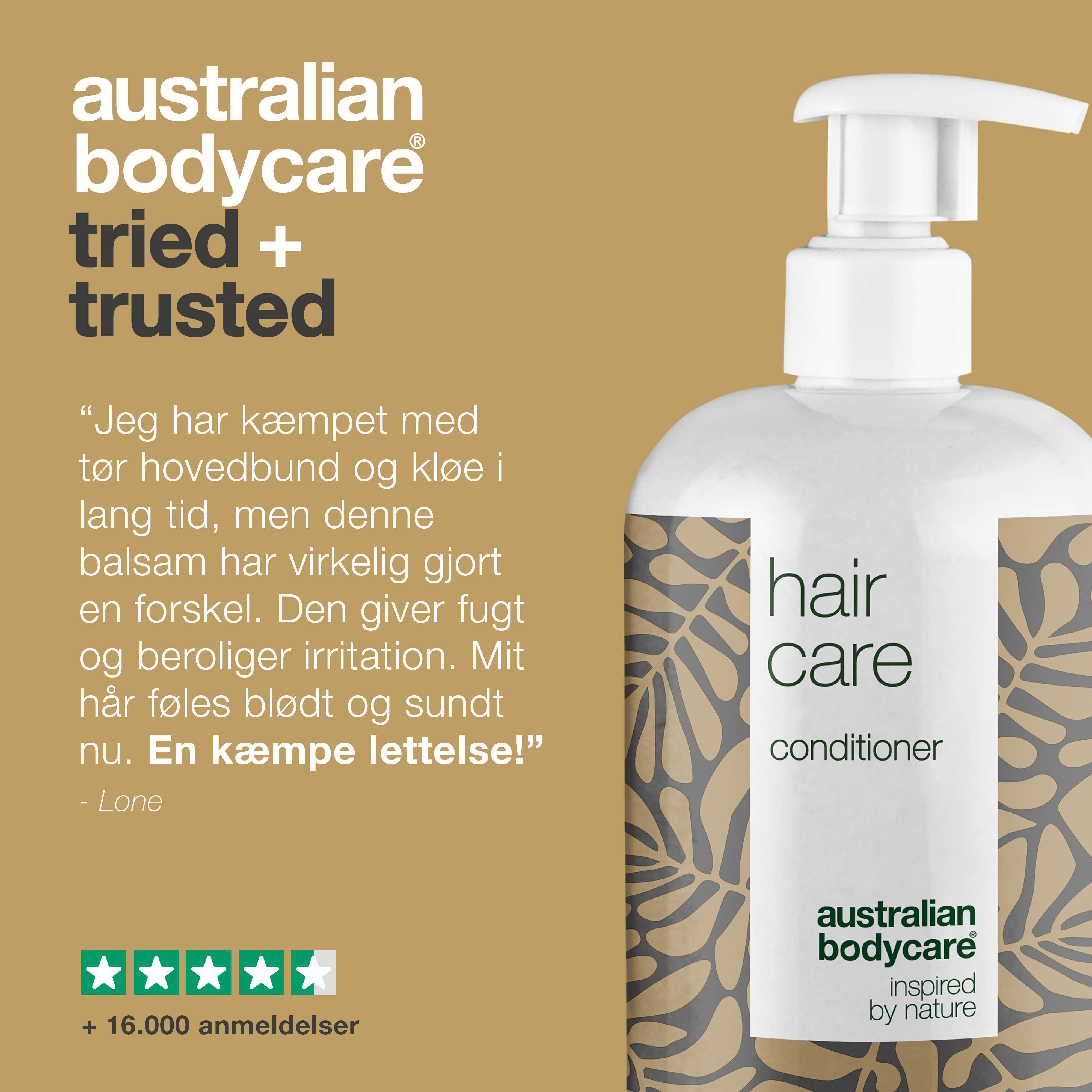 4 for 3 Hair Care Conditioner 500 ml - pakketilbud — Pakketilbuddet indeholder 4 balsam (500 ml): Tea Tree Oil.
