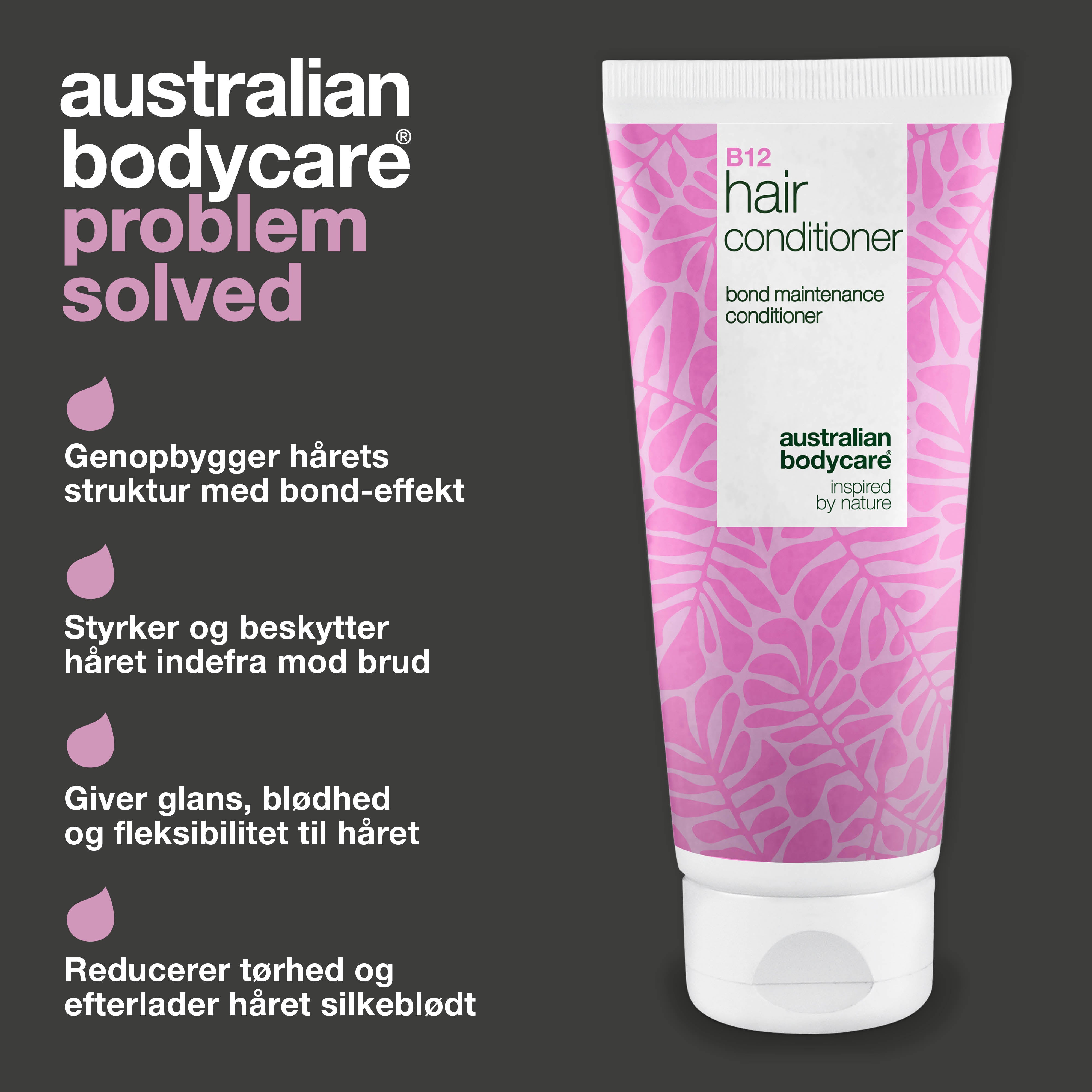 Vitamin B12 Hair Conditioner med bond-effekt – styrker og reparerer tørt, skadet hår.