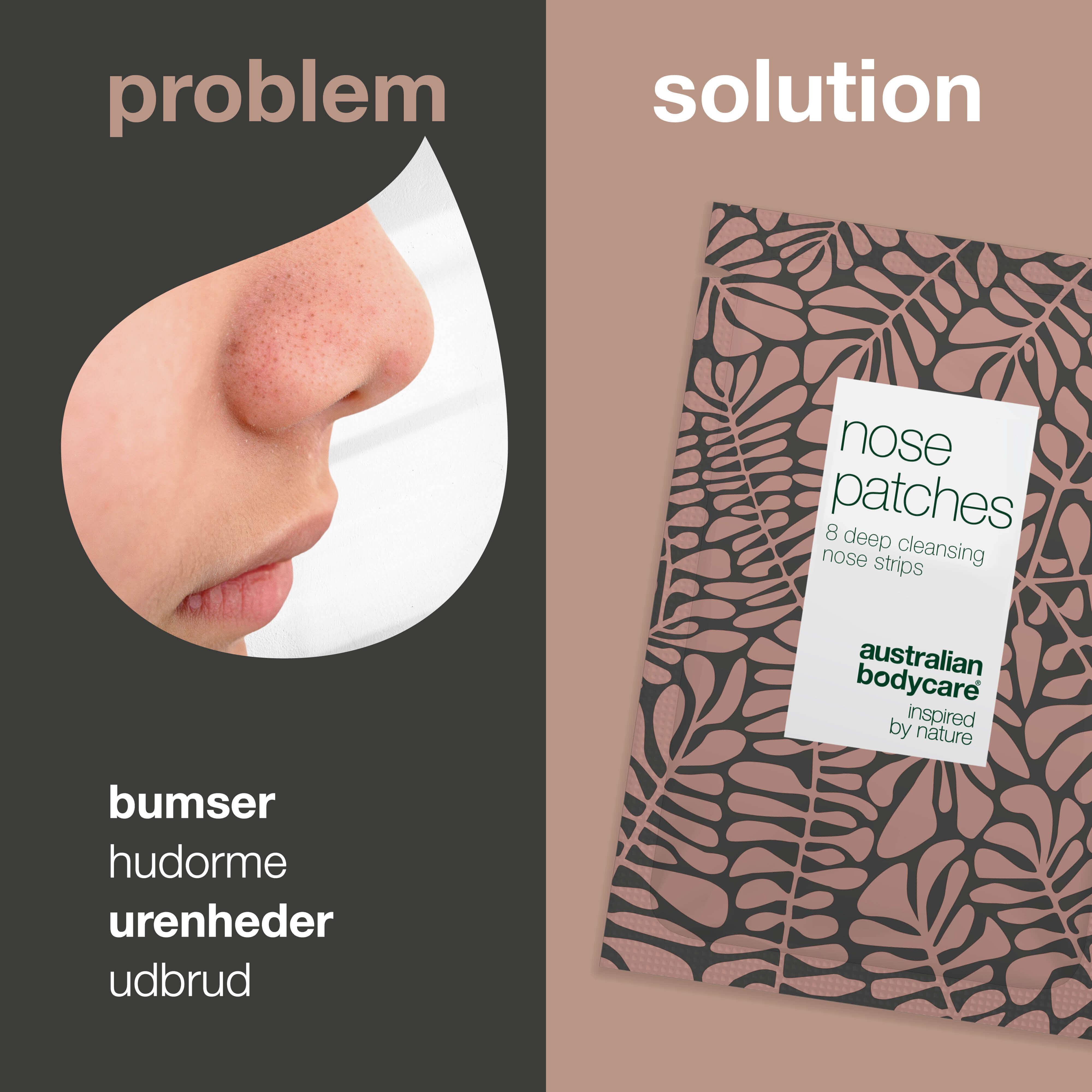 Effektive nose patches til bumser, hudorme og uren hud på næsen — Nose patches, der fjerner bumser, hudorme og uren hud. Dybrens porerne og opnå en glattere og sundere næsehud.