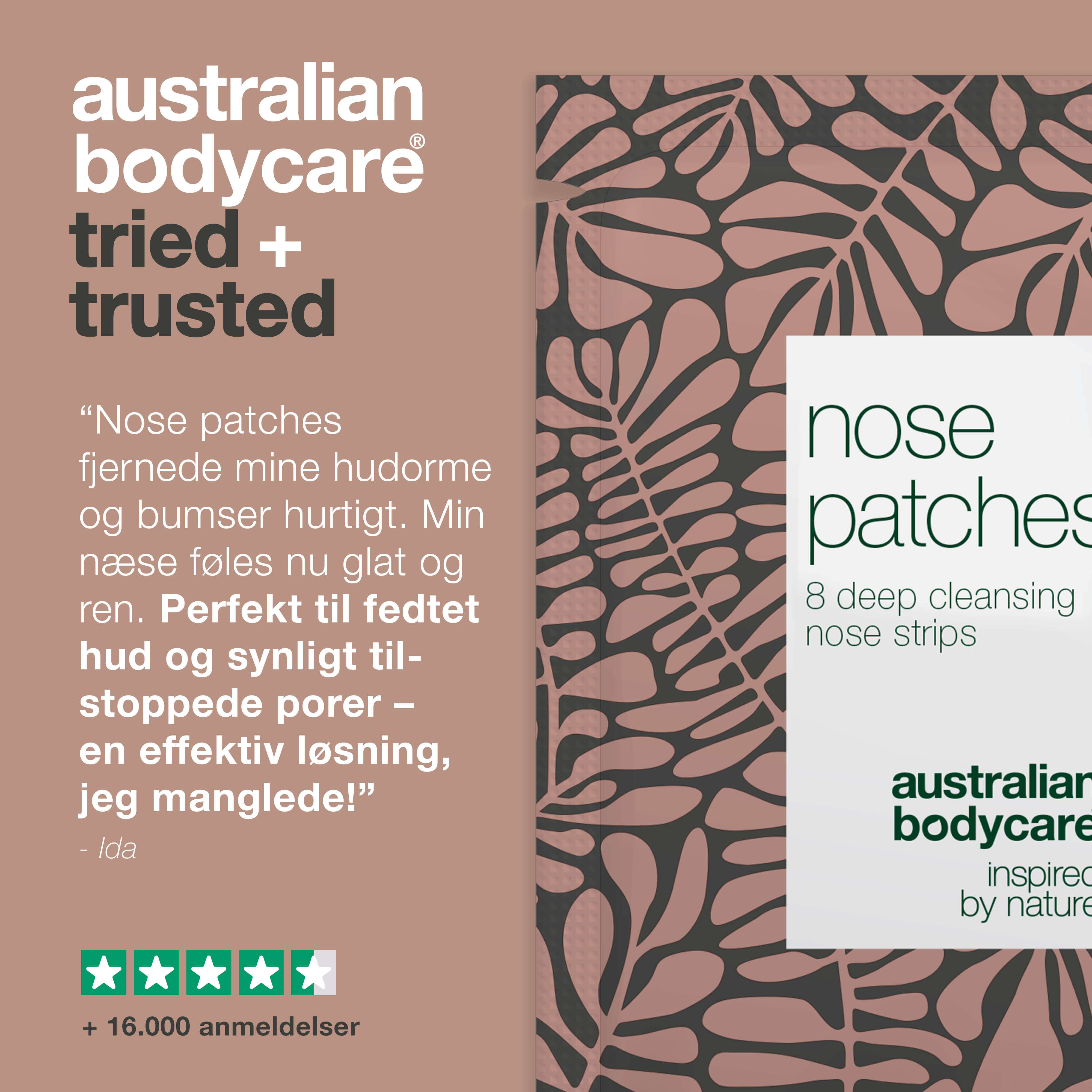 Effektive nose patches til bumser, hudorme og uren hud på næsen — Nose patches, der fjerner bumser, hudorme og uren hud. Dybrens porerne og opnå en glattere og sundere næsehud.