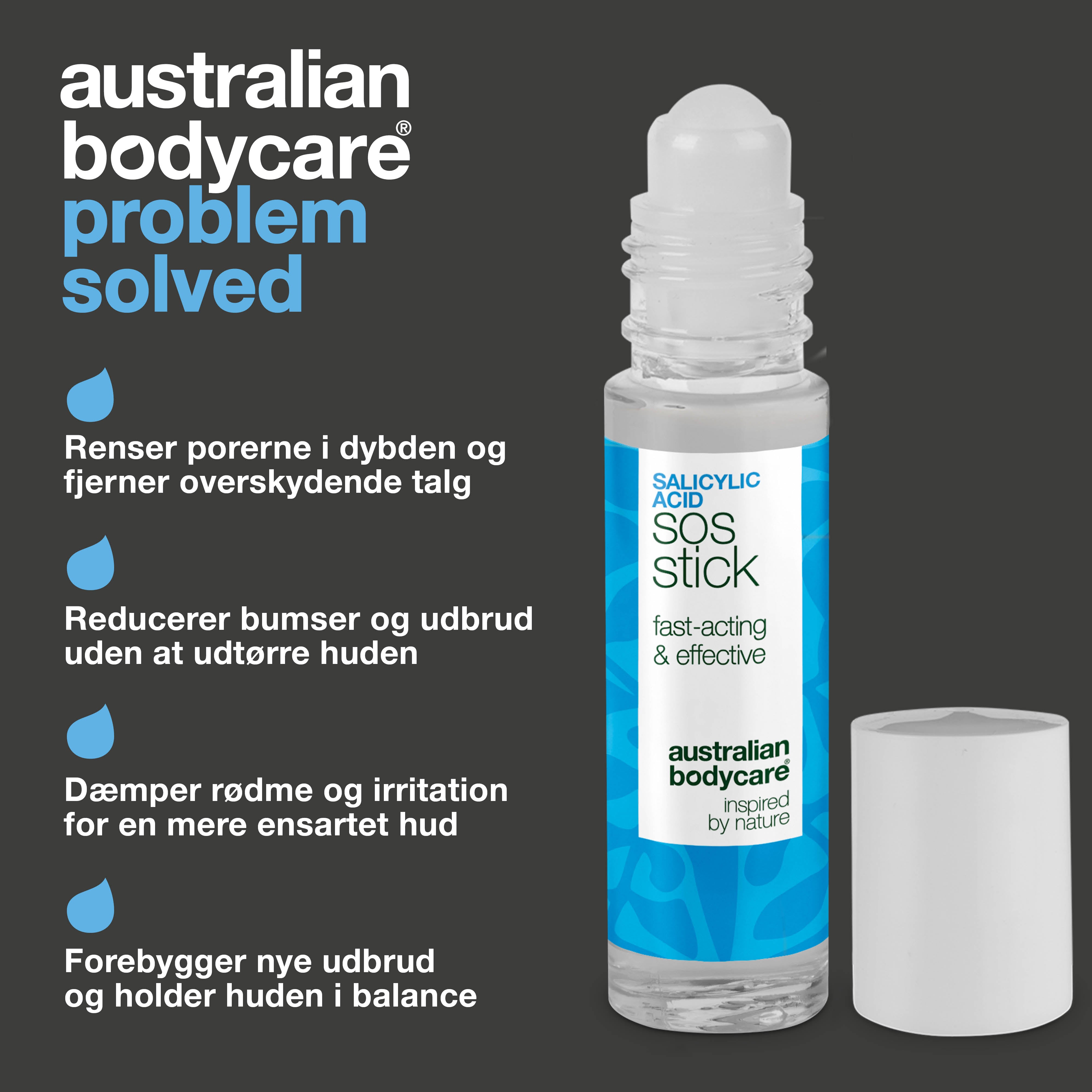 Salicylsyre SOS Stick mod bumser og rødme – reducerer tilstopninger og balancerer huden