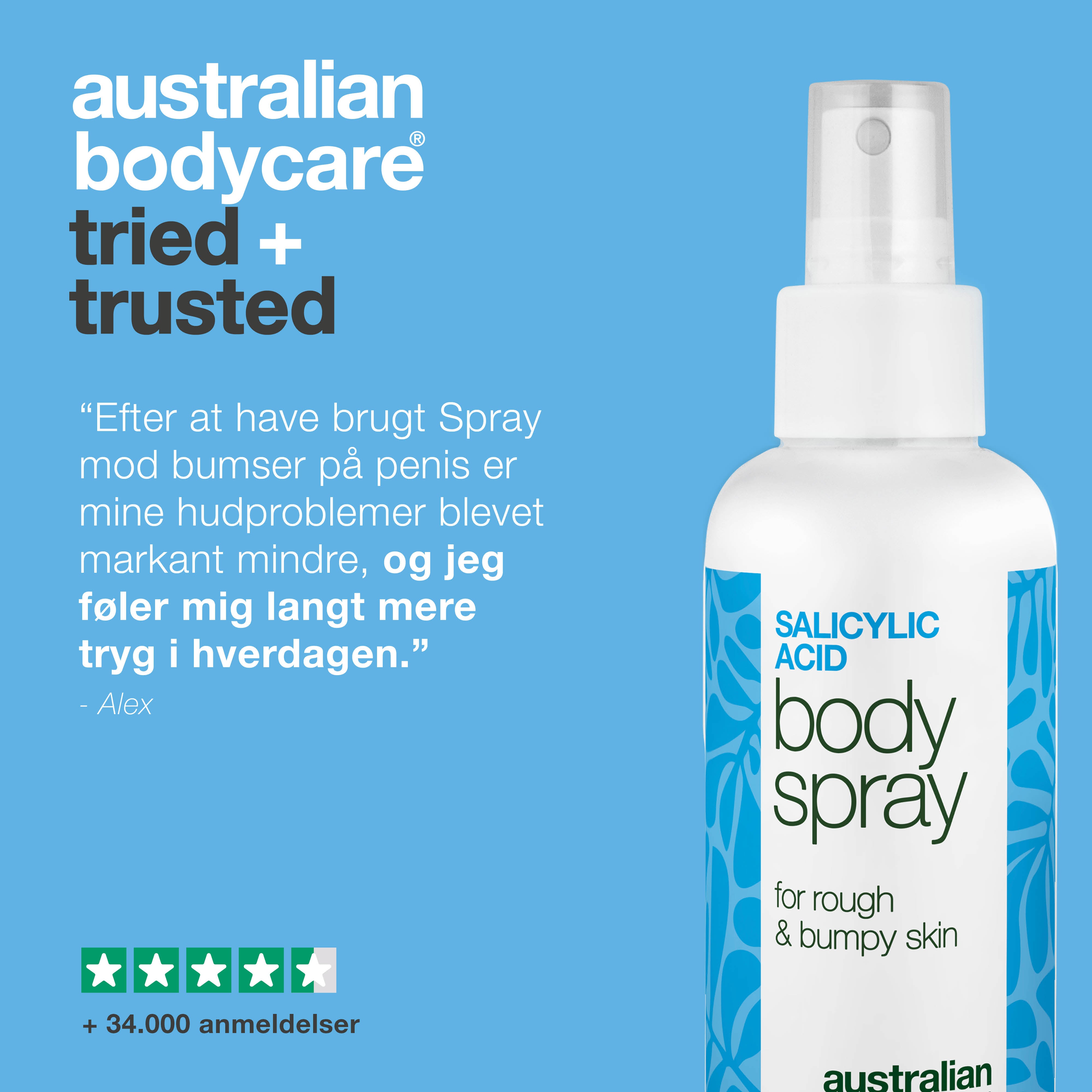 Spray til bumser på penis reducerer og forebygger intim bumset hud. Effektiv med salicylsyre, glykolsyre, zinklaktat, panthenol og glycerin.