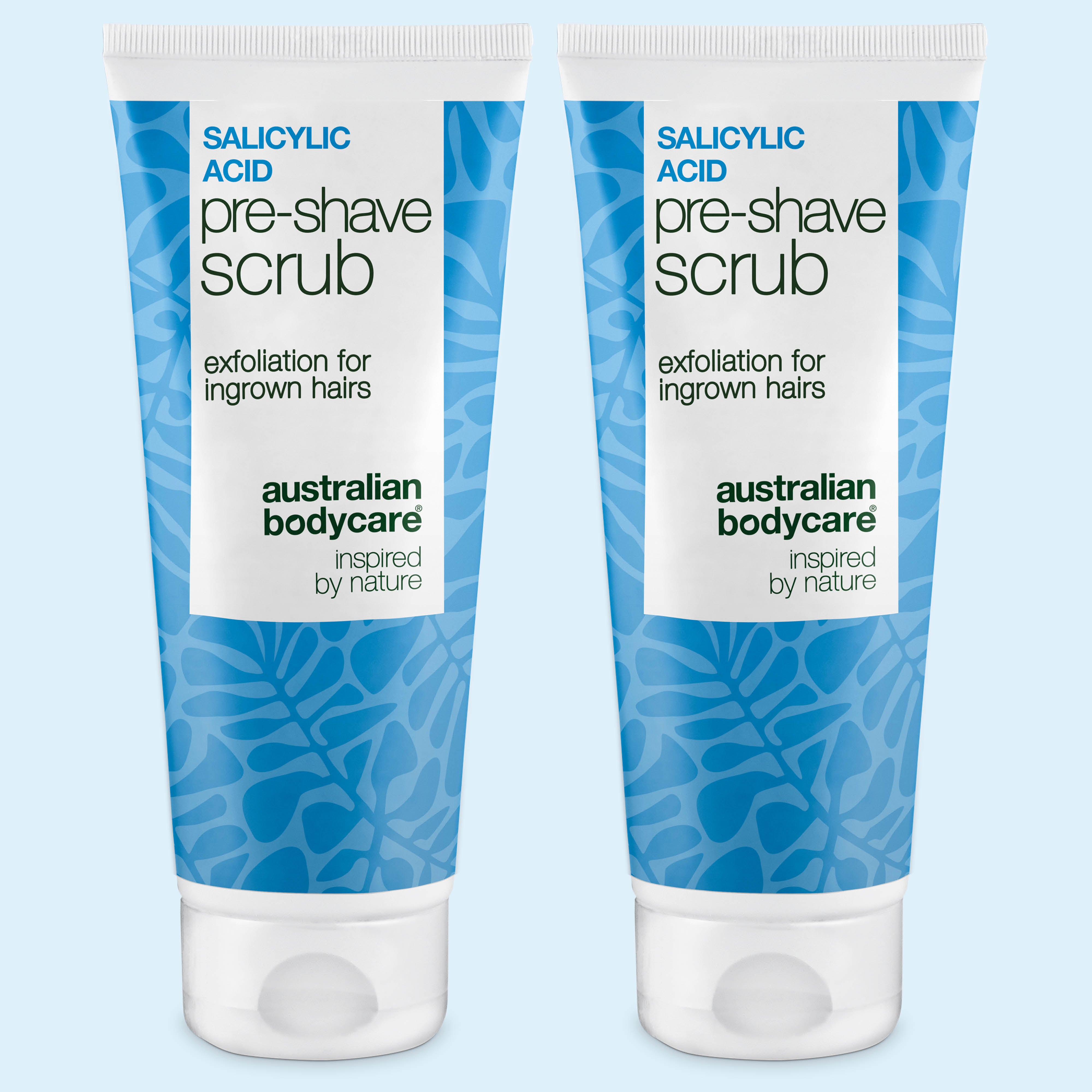 Salicylsyre Pre-shave Scrub mod indgroede hår & røde knopper – 2 Stk.