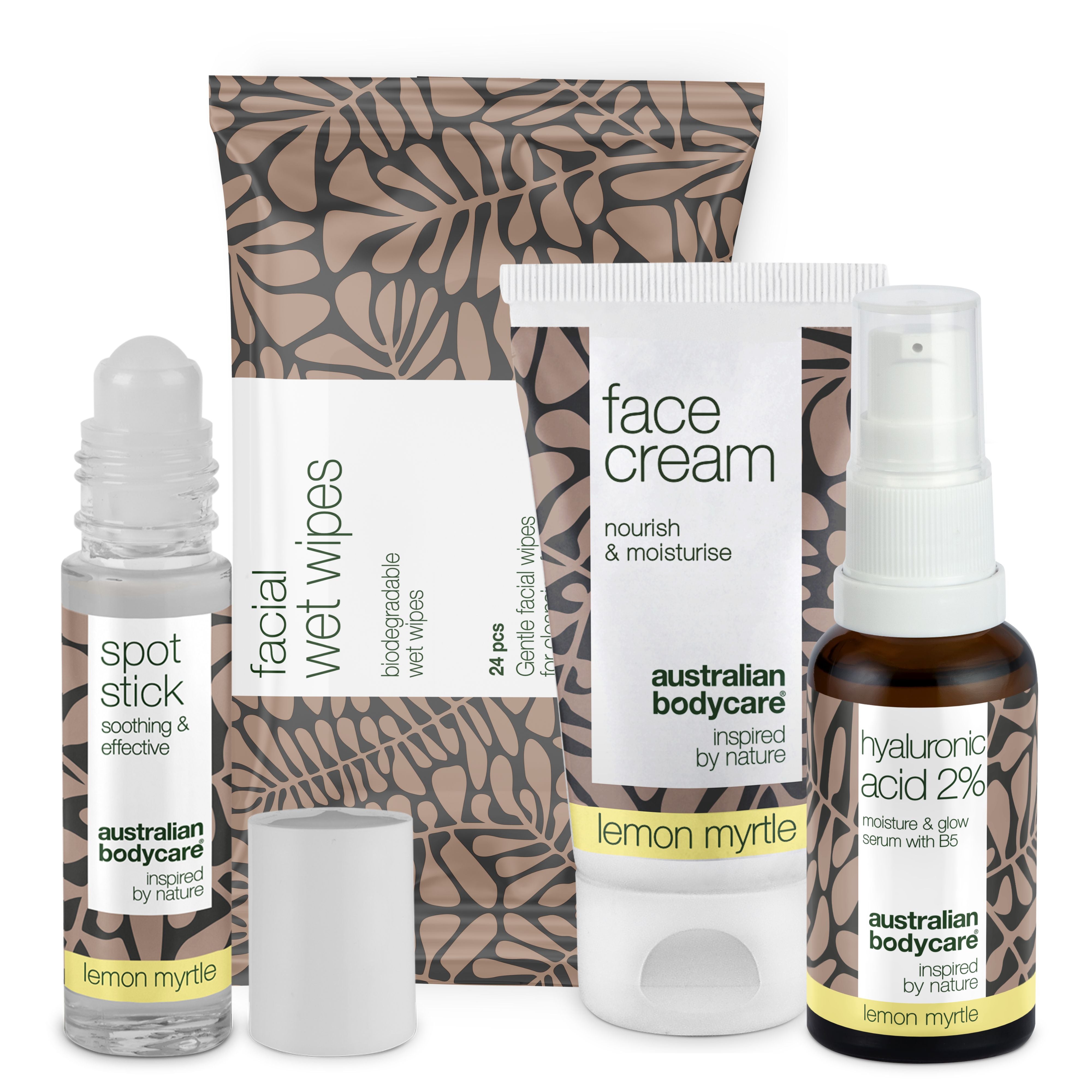 Black Week plejesæt til ansigtet med Lemon Myrtle