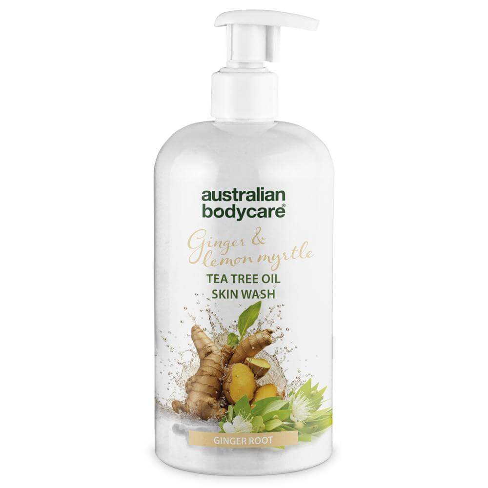 Professionel Ginger & Lemon Skin Wash — Professionel body wash med Tea Tree Oil og Ingefær