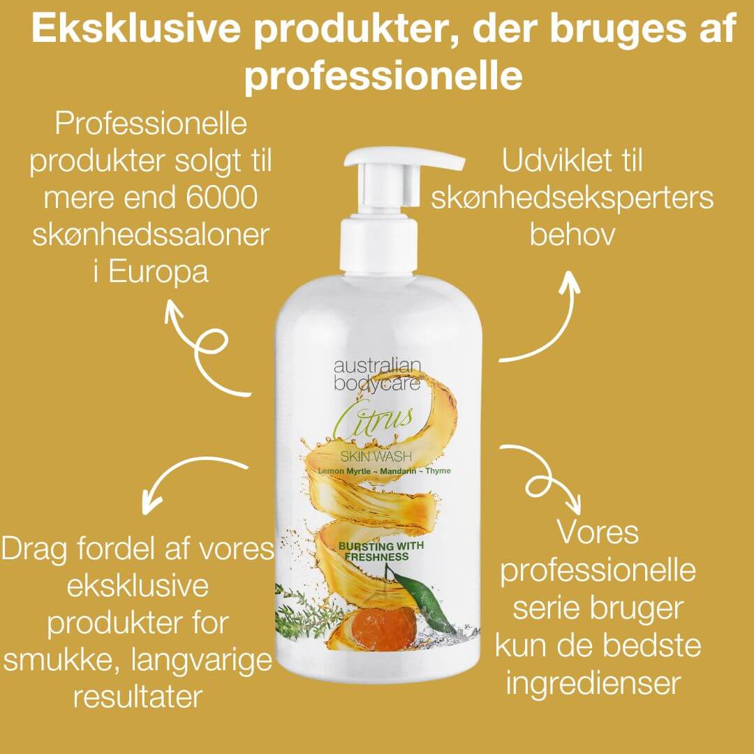 Professionel Citrus Skin Wash — Professionel body wash med Tea Tree Oil og citrus til daglig brug