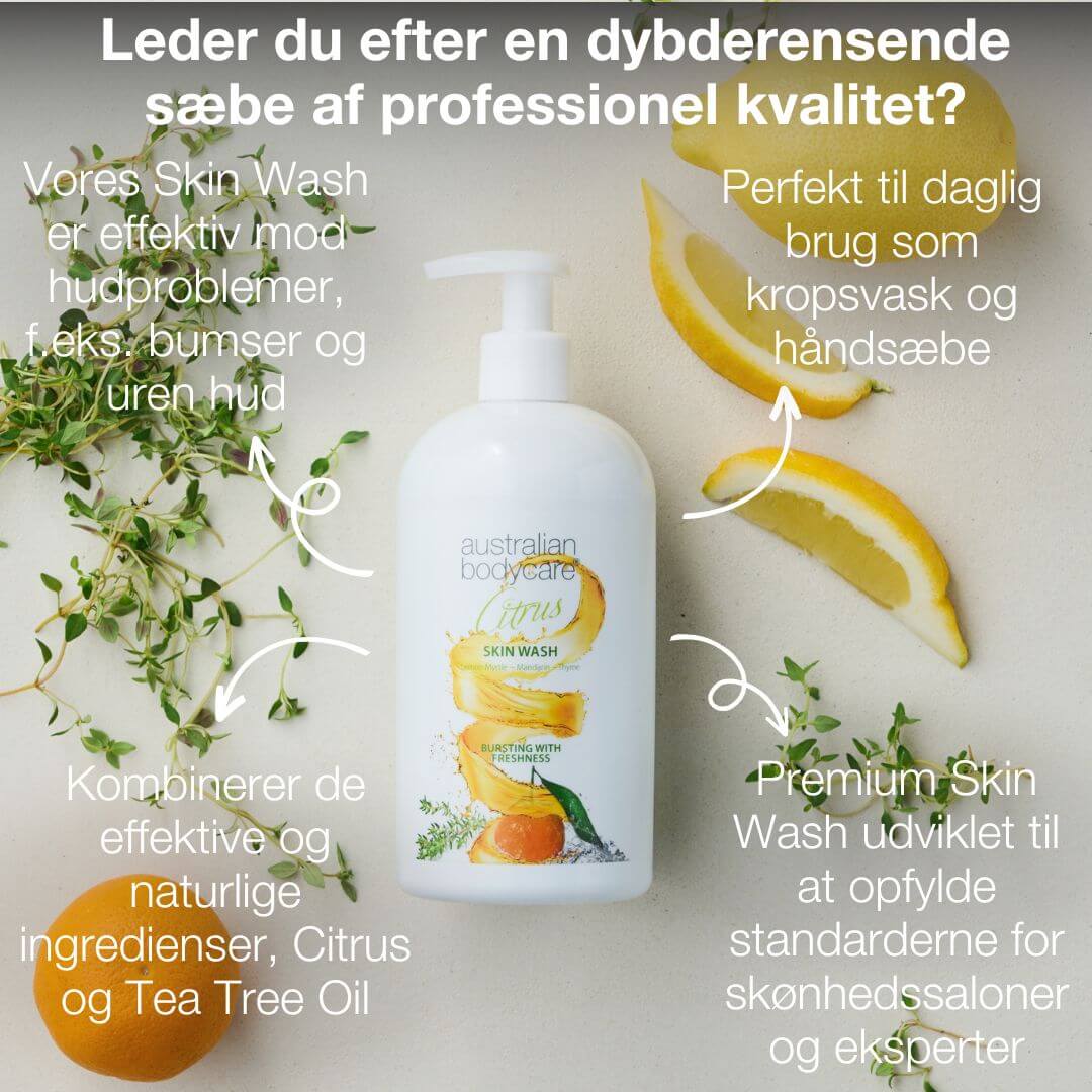 Professionel Citrus Skin Wash - Professionel body wash med Tea Tree Oil og citrus til daglig brug