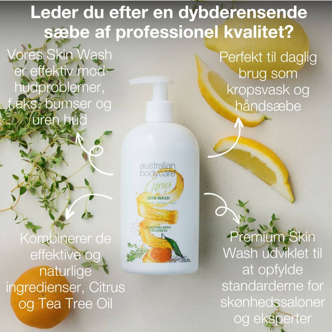 Professionel Citrus Skin Wash — Professionel body wash med Tea Tree Oil og citrus til daglig brug