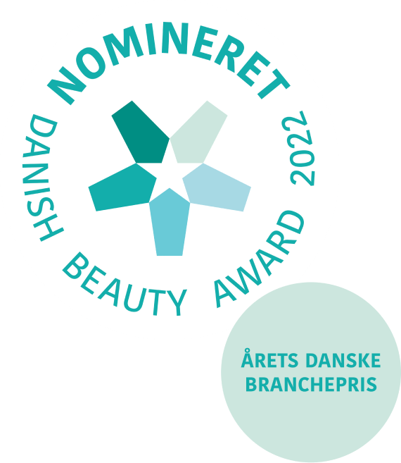 Danish Beauty Award Nomineret logo 2022