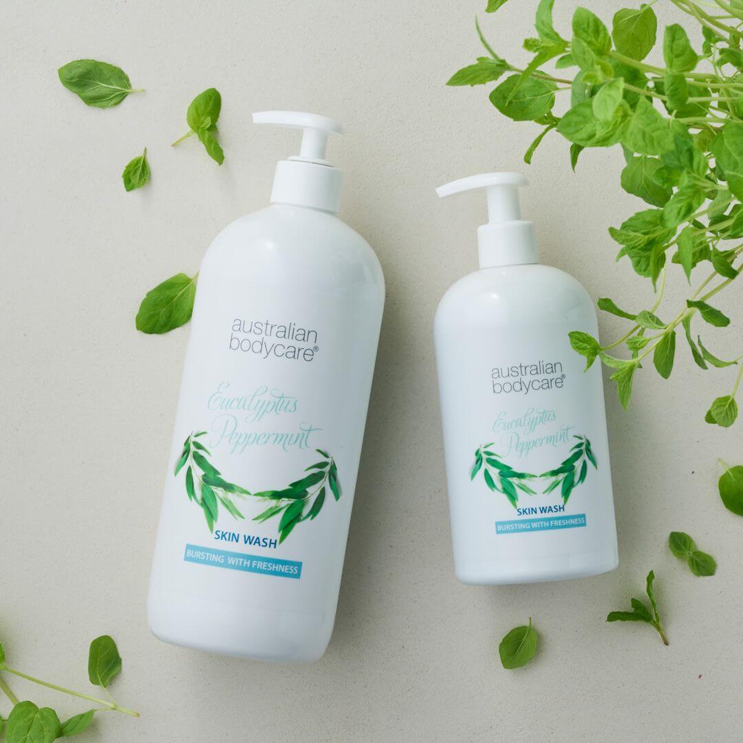 Professionel Eucalyptus Skin Wash - Showergel til professionel brug med naturlig Tea Tree Oil og eukalyptus