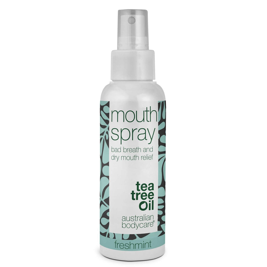 Mundspray til pleje ved dårlig ånde og tør mund - Beroligende og forfriskende mundspray til tunge og tandkød