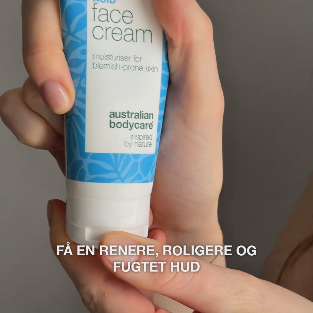 Ansigtscreme med salicylsyre mod bumser og hudorme — Let & ikke-fedtende fugtighedscreme med salicylsyre til uren og fedtet hud – renser porer, reducerer talg og giver klar hud.