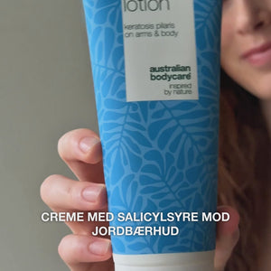 Body lotion mod keratosis pilaris og ru hud med små knopper — Body lotion mod keratosis pilaris og tør hud. Udglatter med salicylsyre, niacinamid og zink.