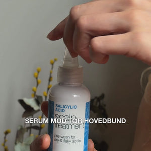Salicylsyre hovedbundskur mod skæl, kløe og fedtet hovedbund — Salicylsyre hovedbundskur lindrer kløe, skæl og fedtet hovedbund. Bruges før vask for dybdegående eksfoliering med aktiv salicylsyre.