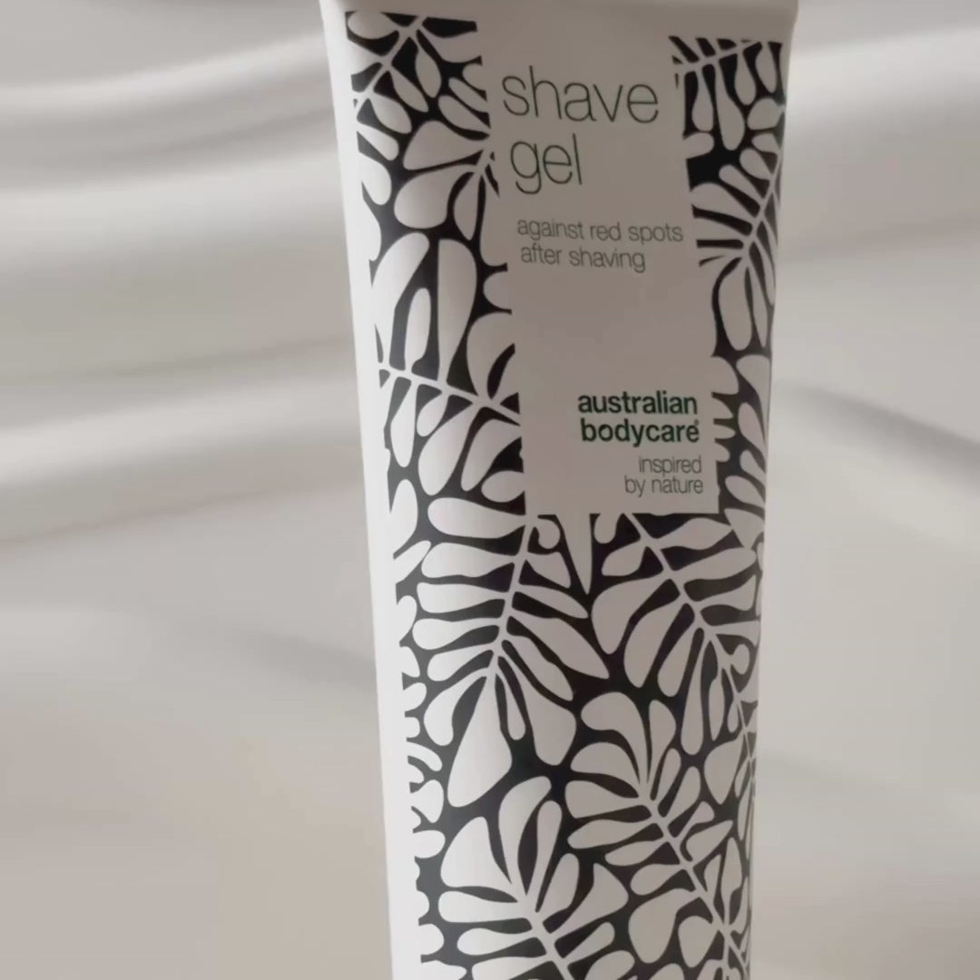 Barbergel mod røde knopper og skægpest — Shaving gel modvirker rødme, skægpest og barberknopper