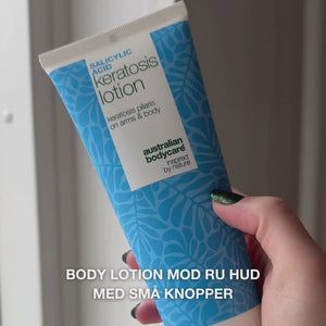 Keratosis Pilaris Body Lotion mod ru knopper, kyllingehud og tør hud