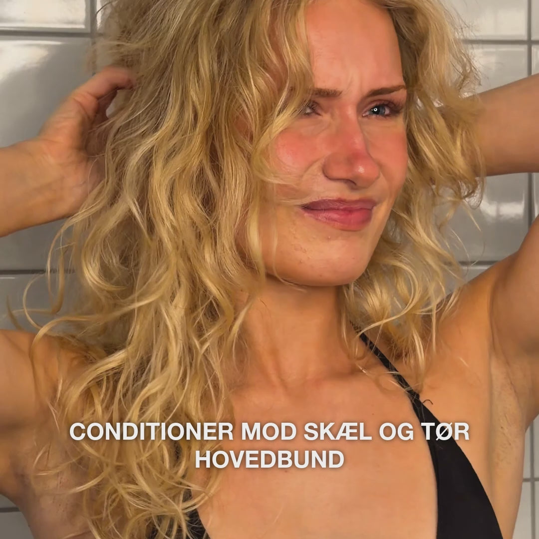 Balsam med Salicylsyre mod skæl og kløende hovedbund — Fugtgivende conditioner til tør hovedbund/hår og knækket hår. Giver blødt hår og lindring med effektiv Salicylsyre.