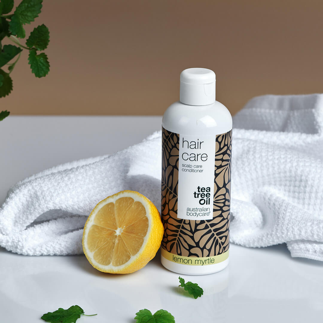 Hovedbundspakke med Lemon Myrtle - 3 produkter med Tea Tree Oil og Lemon Myrtle til skæl og tør hovedbund