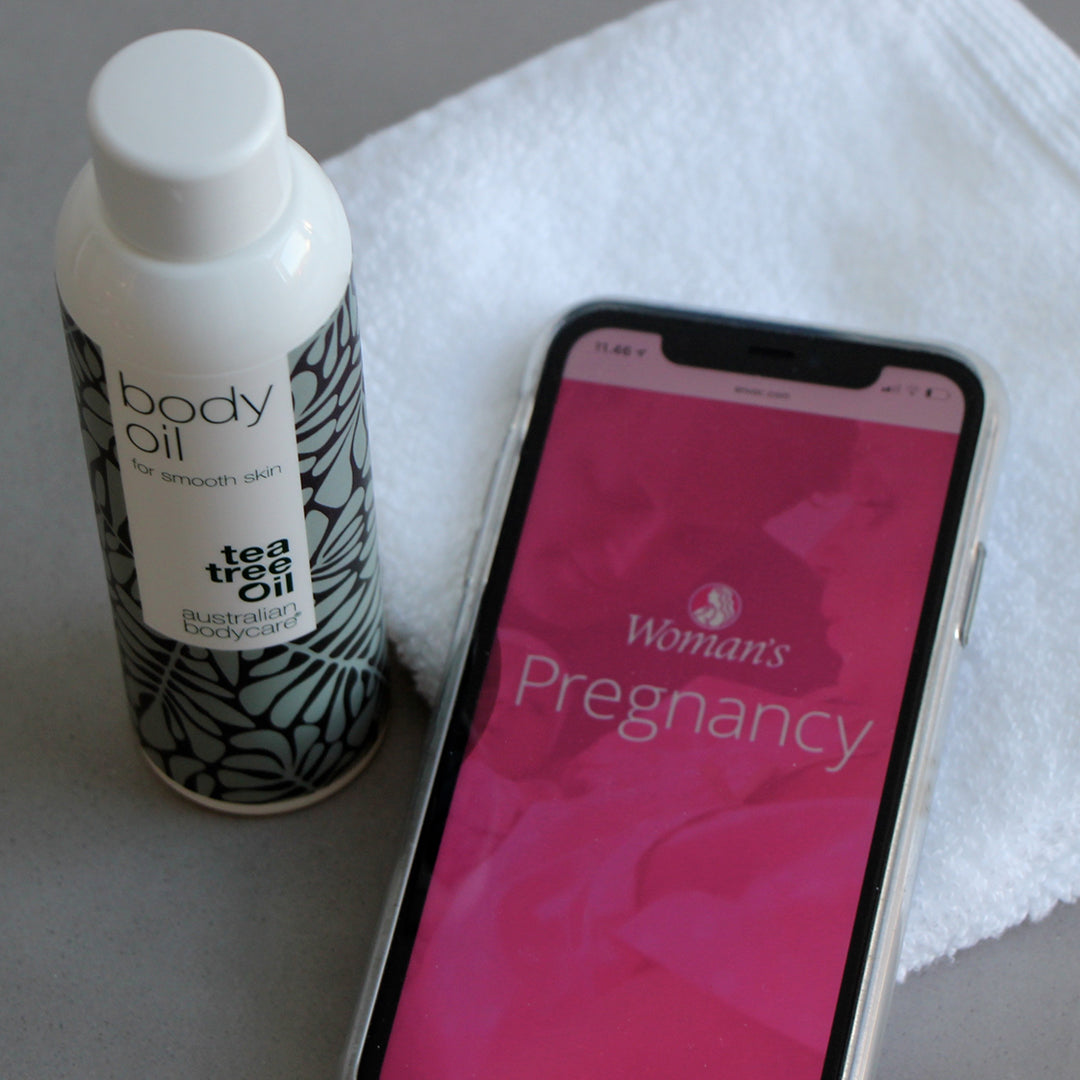 Gravidpakke til den gravide med 2 produkter - Reducerer synligheden af strækmærker og bruges til pleje ved appelsinhud