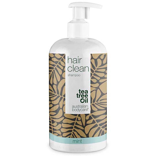 Tea Tree shampoo til skæl og tør hovedbund - Shampoo mod Skæl, kløende hovedbund og fedtet hår