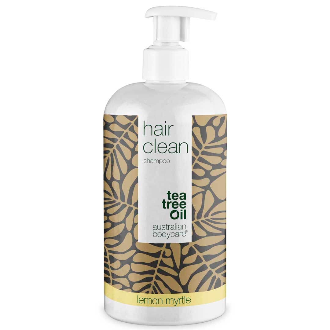 Tea Tree shampoo til skæl og tør hovedbund - Shampoo mod Skæl, kløende hovedbund og fedtet hår
