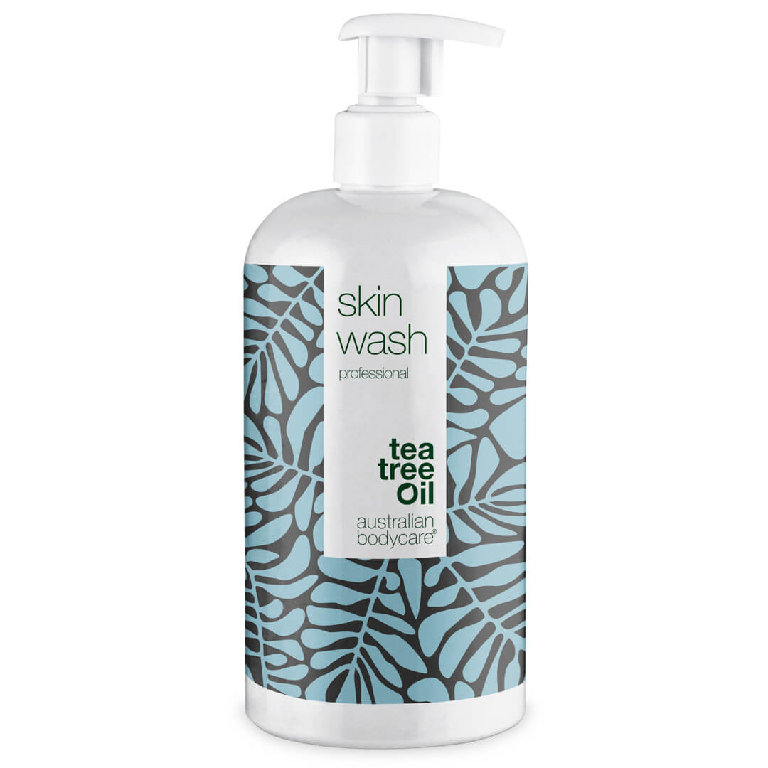 Professionel Skin Wash med Tea Tree Oil - Professionel showergel mod bumser og uren hud
