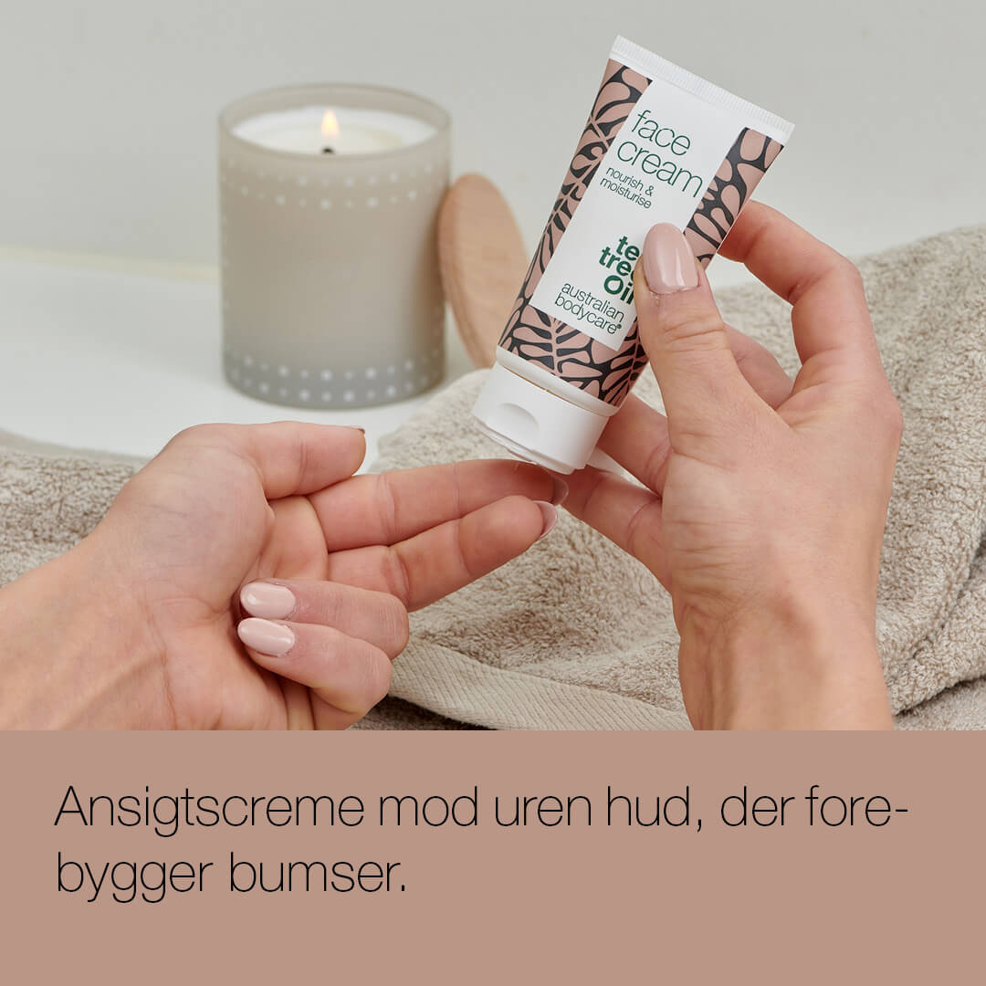 Dagcreme til tør hud — Ansigtscreme til tør hud og ved bumser