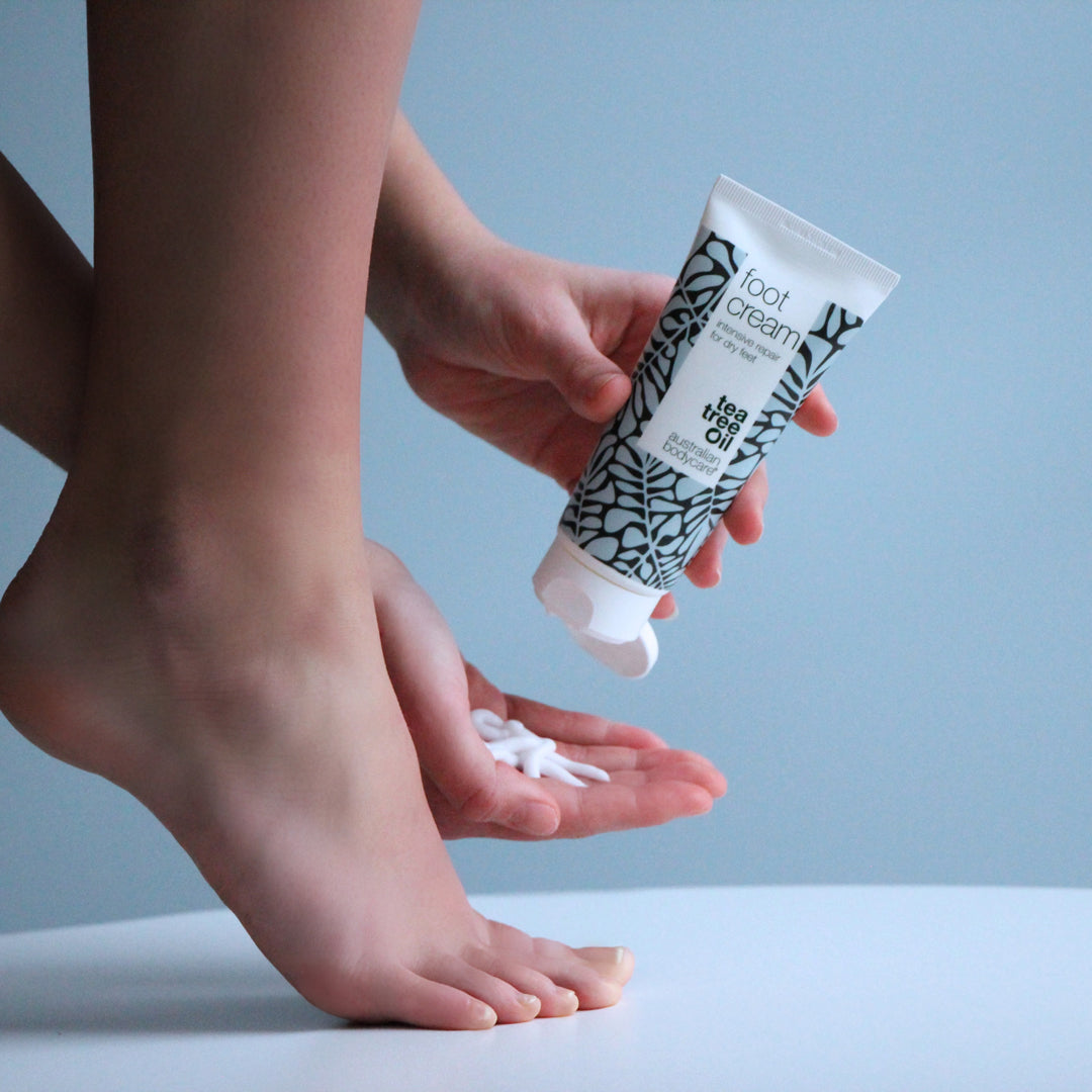 3 produkter til kløe under fødderne - Pakke til daglig pleje ved kløende fødder