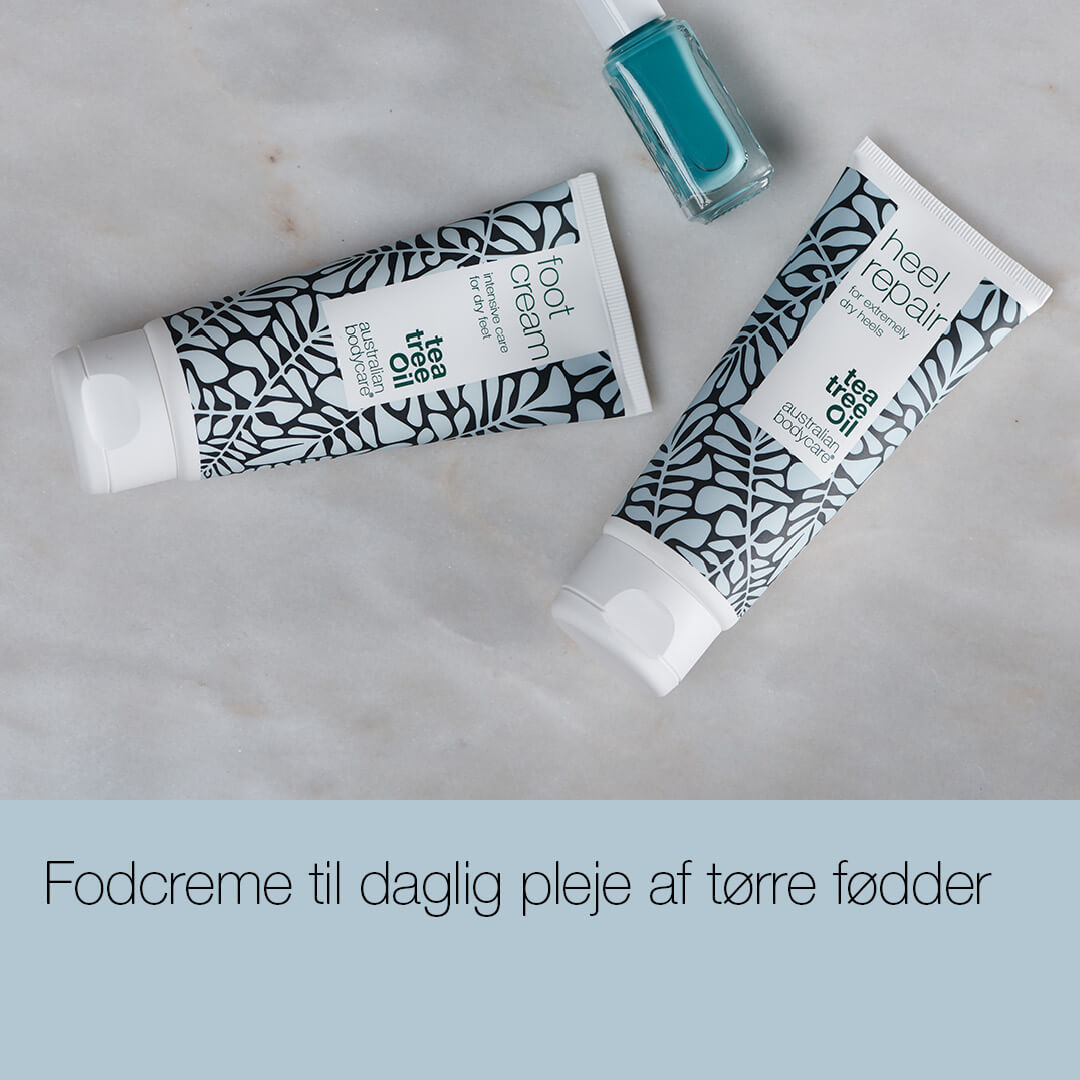 Fodcreme med 10% Urea — Vores bedste fodcreme til tørre fødder med 100% naturlig Tea Tree Oil