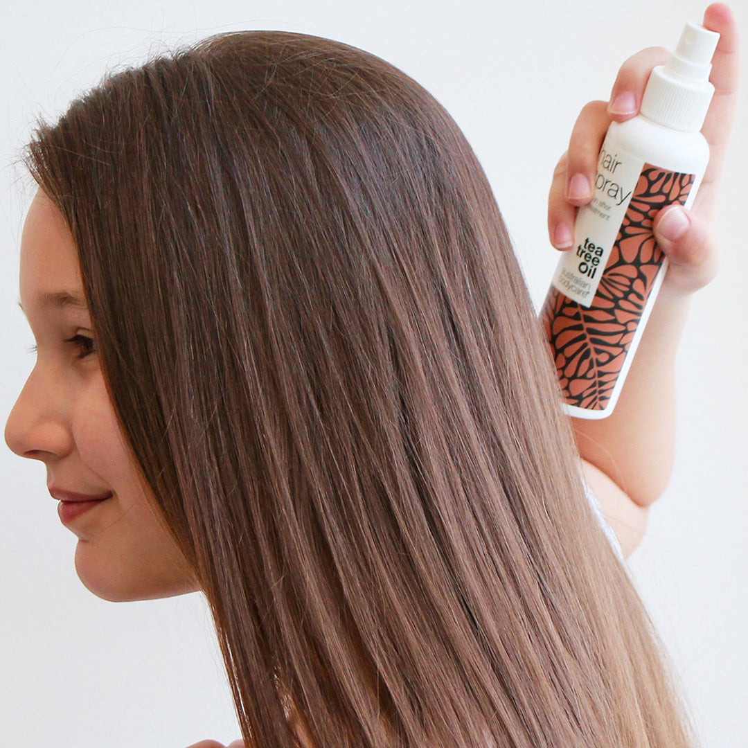 Lusespray til hår og hovedbund - Forebyggende hårspray efter lusebehandling