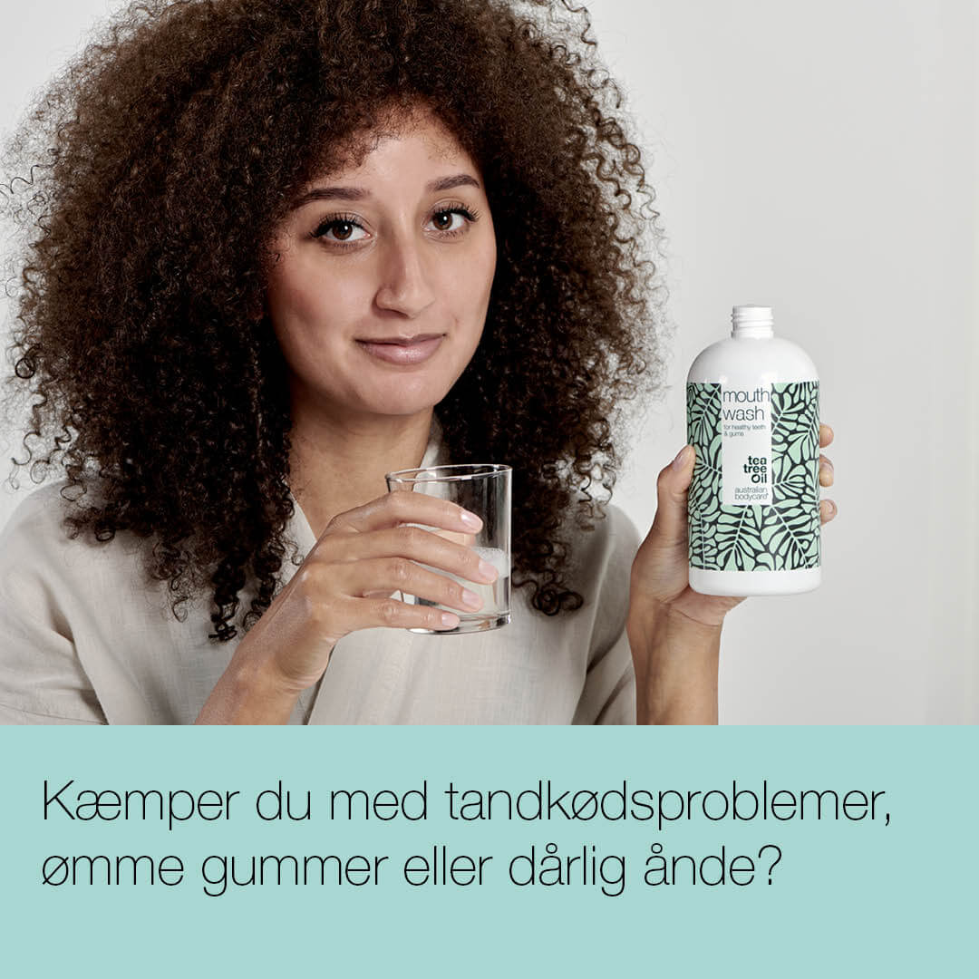 Tea Tree Oil Tandpasta med fluor — Til god mundhygiejne og pleje ved paradentose og mundsvamp